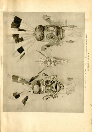 Taf. 57. Holzmasken. Museum in Leiden
