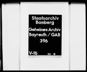 Differenzen zwischen Brandenburg-Kulmbach und Brandenburg-Ansbach um die Präzedenz (Vol. III)