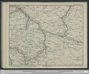 Eisenbahn-Atlas N° 9. XII. Eisenbahnen zwischen Breslau, Krakau u. Olmütz