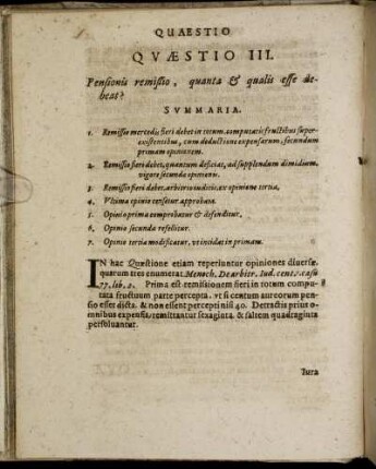 Quæstio III. Pensionis remißio, quanta & qualis esse debeat?
