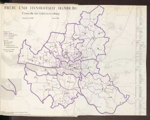 Freie und Hansestadt Hamburg Übersicht der Gebietseinteilung