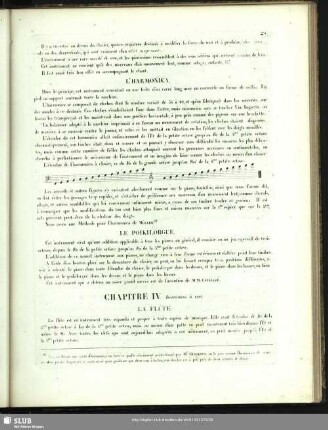 Chapitre IV. Instrumens à vent