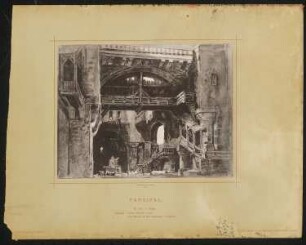 Bühnenbild: Parsifal, Festspielhaus Bayreuth: II. Akt I. Szene