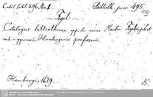 Bibliothecae privatae 0495