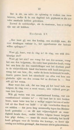 Hoofstuk XV. "Hoe kunt gij an den koning, een sterfelijk man, die voor ...