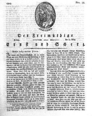 Nro. 58, Freitag, den 22. März 1805