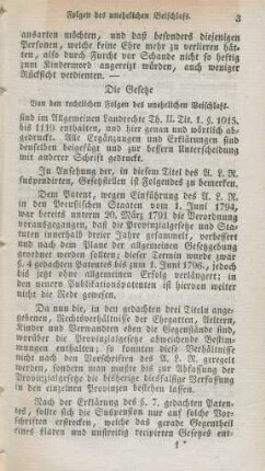 Gesetze I. - VIII.