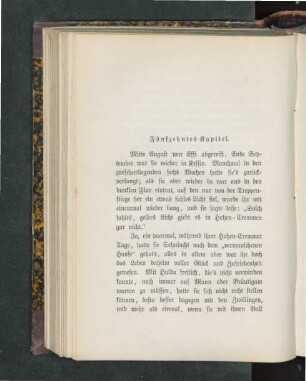 Fünfzehntes Kapitel