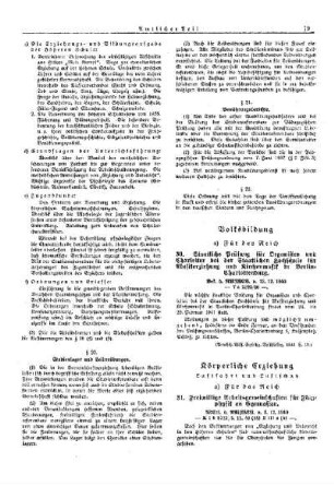 Staatliche Prüfung für Organisten und Chorleiter bei der Staatlichen Hochschule für Musikerziehung und Kirchenmusik in Berlin-Charlottenburg : [Volksbildung] ; [Für das Reich] ; [Amtliche Erlasse] ; [Amtlicher Teil]