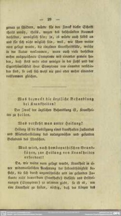 Was wird, nach homöopathischen Grundsätzen, zur Heilung von Krankheiten erfordert?