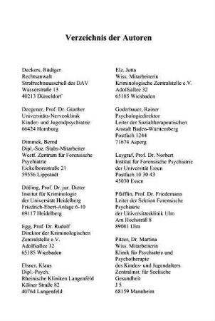 297-298, Verzeichnis der Autoren