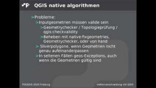 Vektorverschneidung mit QGIS