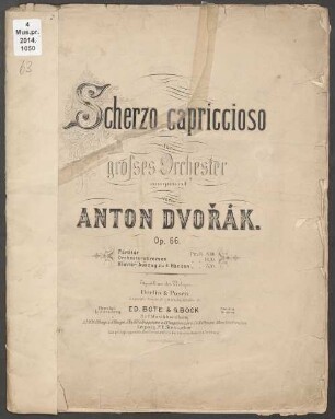 Scherzo capriccioso : für großes Orchester ; op. 66