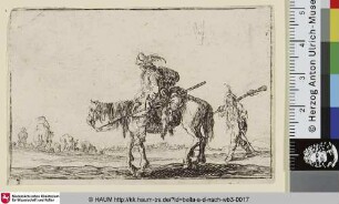 Ein Soldat zu Pferd
