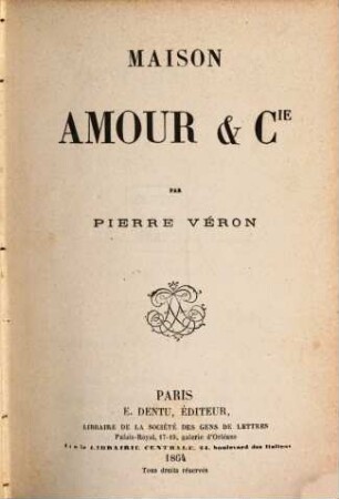 Maison Amour & Cie.