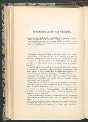 Bibliografía de historia americana