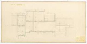 Bundesgartenschau, Karlsruhe 1967 Siedlung Im Eichbäumle: Typ C. Schnitt A-A 1:20