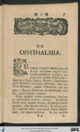 De Ophthalmia.