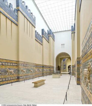 Prozessionsstraße von Babylon (Gesamtansicht des rekonstruierten Teils)