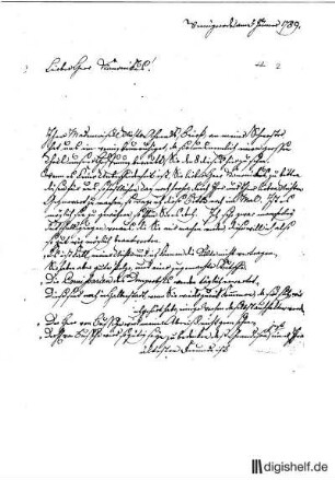2: Brief von Anna; Stolberg-Wernigerode, Marie Stolberg-Wernigerode an Johann Wilhelm Ludwig Gleim