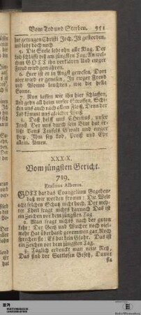 XXXIX. Vom jüngsten Gericht.