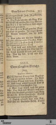 XXXIX. Vom jüngsten Gericht.