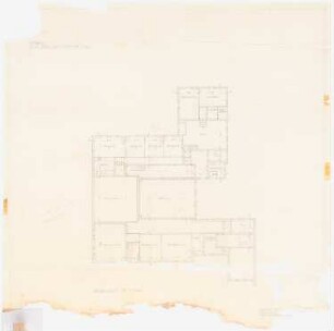 Villa von der Heydt, Berlin-Tiergarten Umbau: Grundriss Dachgeschoss 1:100