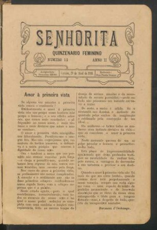 Amor á primeira vista