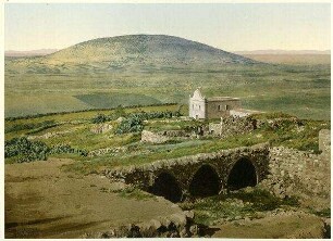 Nain Plaine d' Jezraël et le Thabor. [Nain, Jesreel und Tabor]