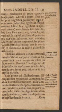Libellum alterum de Sacramentali manducatione corporis Christi ...
