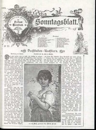 Ausgabe vom Sonntag, den 19. Juni 1892.