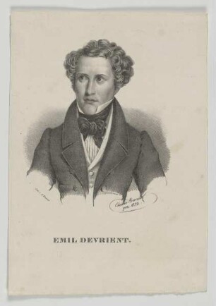 Bildnis des Emil Devrient