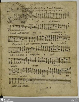IX. Trachtet am ersten
