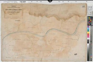 Lippe: Karte der Ufer und des Inundations-Gebietes des Lippe-Flusses von Neuhaus bis Wesel in III Sectionen. Section III: Regierungs-Bezirk Münster in 22 Blättern (16. Blatt)