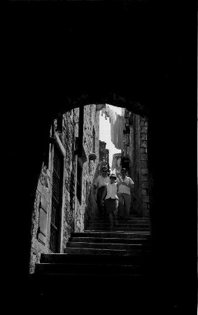 Dubrovnik: Gasse mit Treppe auf der Toursiten kommen