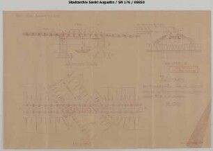 Brücke 7 (Anschluss Büllesbach): Grundriss / Lageplan, Längsschnitt, Querschnitt. Als ungültig gekennzeichnet.