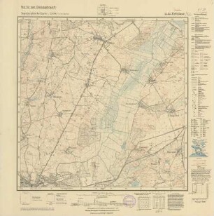 2139 (alte Nr.: 756) Kritzkow, Topographische Karte 1:25000 (4cm - Karte)