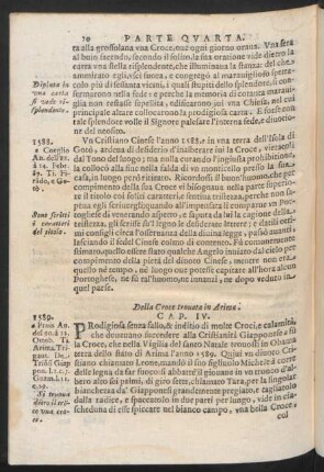 Cap. IV. Della Croce trovata in Arima
