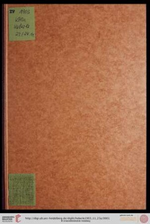 Versteigerung zu Köln / J. M. Heberle (H. Lempertz' Söhne): Katalog der ausgewählten und reichhaltigen Gemälde-Sammlung aus dem Nachlasse des Rentners Herrn August Géronne zu Köln : I. Gemälde hervorragender alter Meister ; II. Gemälde erster moderner Meister ; Versteigerung zu Köln, Montag den 23. und Dienstag den 24. November 1903