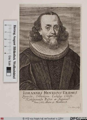 Bildnis Johann Heinrich Ursinus