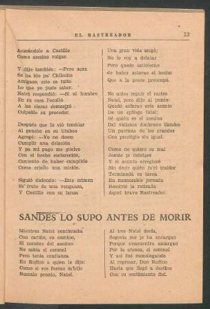 Sandes lo supo antes de morir