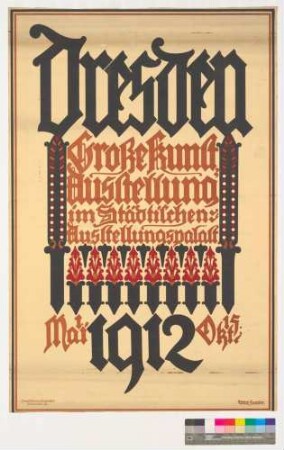 Plakat: Dresden Große Kunstausstellung