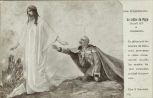La lettre du Pape Benoît XV à Guillaume.
