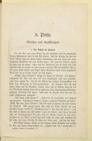 Märchen und Erzählungen