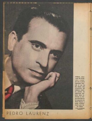 [Fotografía de] Pedro Laurenz