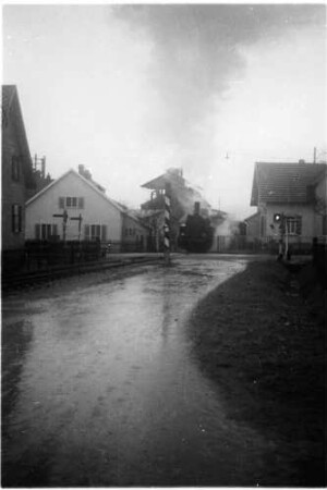 Lok 21, Güterzug 305, Friedrichstraße, Hechingen