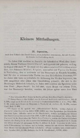 Kleinere Mittheilung.