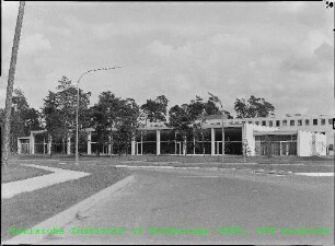 Außenansicht der Kantine (KANT), von Südwesten
