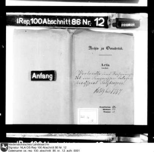 Protokolle und Rechnungen des Kirchspiels Salzbergen