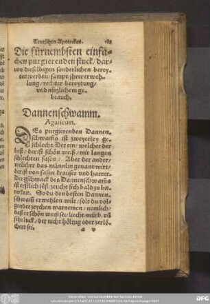 Die fürnembsten einfachen purgierenden stuck/ darvon dieselbigen sonderlichen bereytet werden/ sampt ihrer erwehlung/ rechter bereytung/ und nützlichem gebrauch.